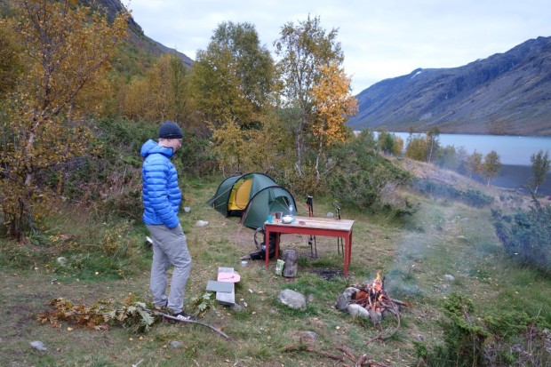 Campfire in Jotunheimen, Norway